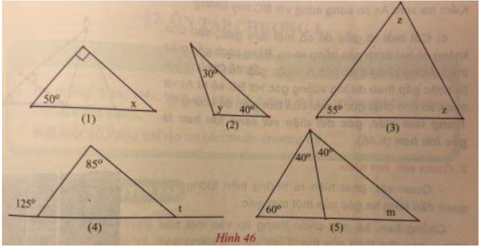 Giải Toán 7 VNEN Bài 6: Tổng ba góc của một tam giác | Hay nhất Giải bài tập Toán 7 VNEN