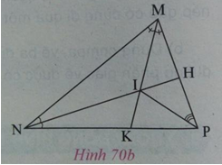 Giải Toán 7 VNEN Bài 8: Tính chất ba đường phân giác của tam giác | Hay nhất Giải bài tập Toán 7 VNEN