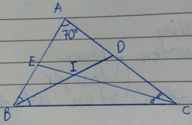 Giải Toán 7 VNEN Bài 8: Tính chất ba đường phân giác của tam giác | Hay nhất Giải bài tập Toán 7 VNEN