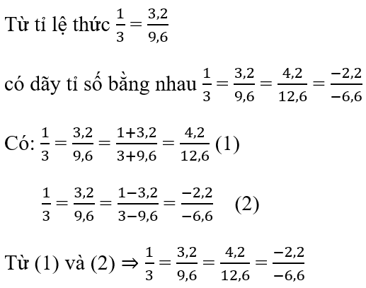 Giải Toán 7 VNEN Bài 8: Tính chất của dãy tỉ số bằng nhau | Hay nhất Giải bài tập Toán 7 VNEN
