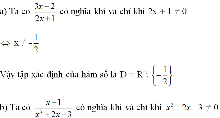 Giải bài 1 trang 38 sgk Đại số 10 | Để học tốt Toán 10