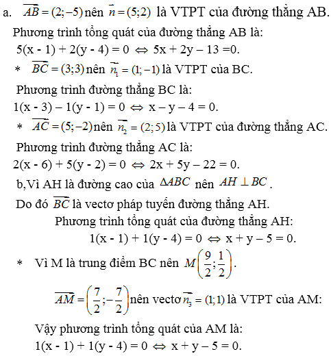 Giải bài 3 trang 80 SGK hình học 10 | Giải toán lớp 10