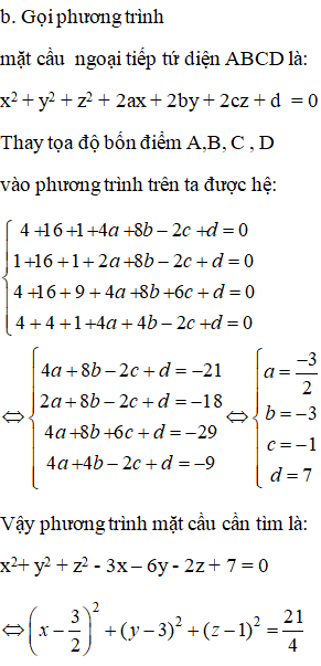 Giải bài 9 trang 100 sgk Hình học 12 | Để học tốt Toán 12