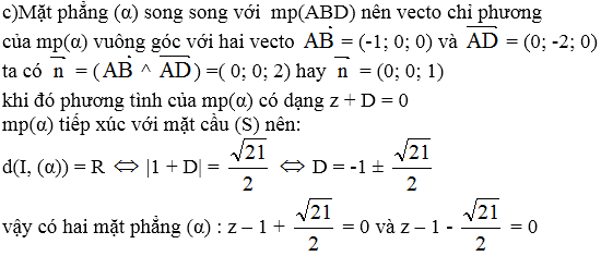 Giải bài 9 trang 100 sgk Hình học 12 | Để học tốt Toán 12