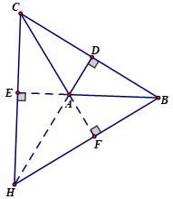 Hãy lý giải tại vì sao trực tâm của tam giác vuông trùng với đỉnh góc vuông