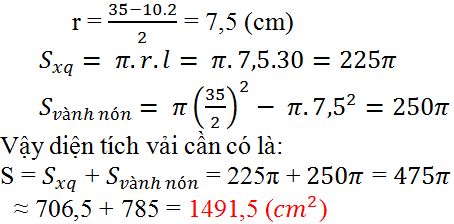 Giải bài 21 trang 118 SGK Toán 9 Tập 2 | Giải toán lớp 9