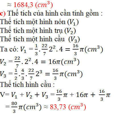 Giải bài 43 trang 130 SGK Toán 9 Tập 2 | Giải toán lớp 9