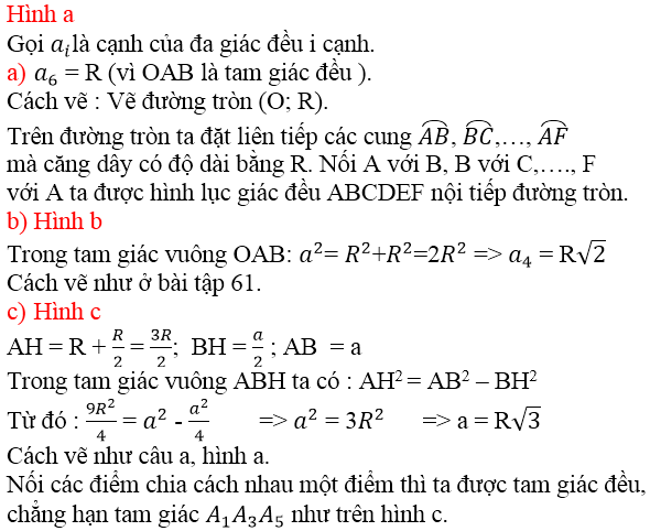 Giải bài 63 trang 92 SGK Toán 9 Tập 2 | Giải toán lớp 9