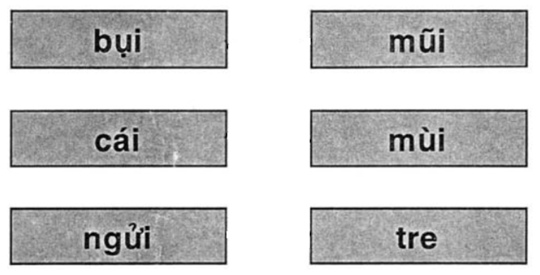 Vở bài tập Tiếng Việt lớp 1 Bài 34: ui, ưi | Hay nhất Giải VBT Tiếng Việt 1