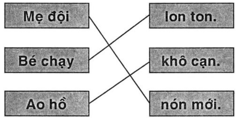 Vở bài tập Tiếng Việt lớp 1 Bài 44: on, an | Hay nhất Giải VBT Tiếng Việt 1