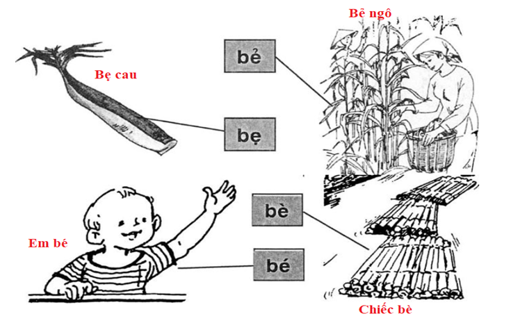 Vở bài tập Tiếng Việt lớp 1 Bài 6: Be, bè, bé, bẻ, bẽ, bẹ | Hay nhất Giải VBT Tiếng Việt 1