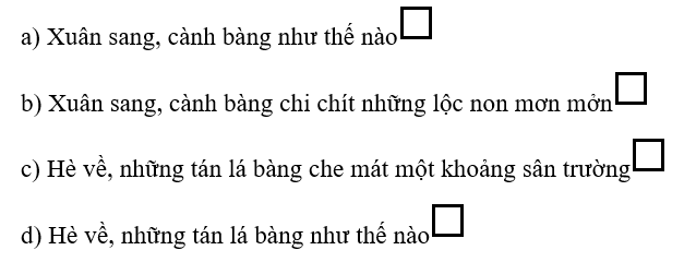 Vở bài tập Tiếng Việt lớp 1 Bài: Cây bàng | Hay nhất Giải VBT Tiếng Việt 1