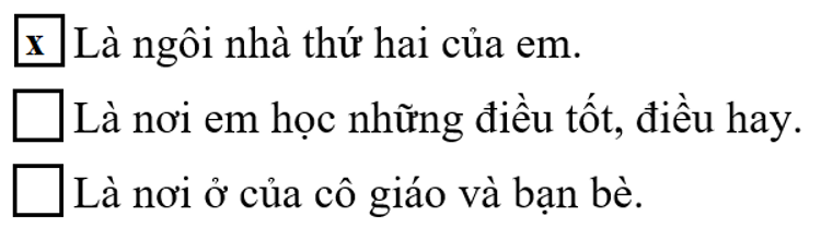 Vở bài tập Tiếng Việt lớp 1 Bài: Trường em | Hay nhất Giải VBT Tiếng Việt 1