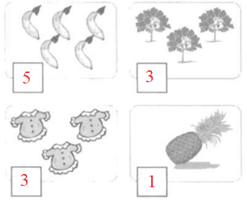 Vở bài tập Toán lớp 1 Bài 8: Các số 1,2,3,4,5 | Hay nhất Giải VBT Toán 1