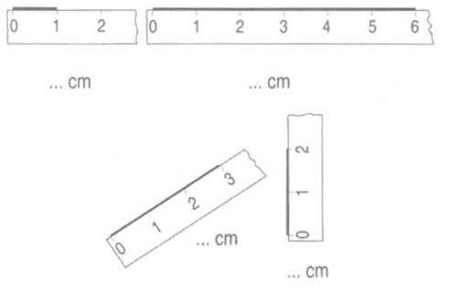 Vở bài tập Toán lớp 1 Bài 83: Xăng-ti-mét. Đo độ dài | Hay nhất Giải VBT Toán 1