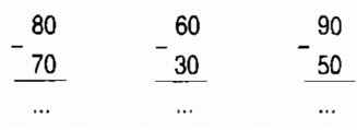 Vở bài tập Toán lớp 1 Bài 93: Trừ các số tròn chục | Hay nhất Giải VBT Toán 1