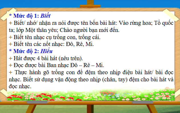 Giáo án điện tử Âm nhạc lớp 1 Kết nối tri thức Đánh giá cuối học kì I | PPT Âm nhạc 1