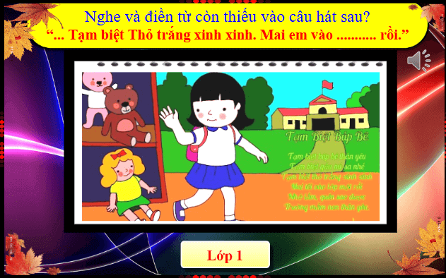 Giáo án điện tử Âm nhạc lớp 1 Kết nối tri thức Hát: Lớp Một thân yêu | PPT Âm nhạc 1