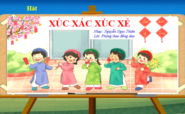 Giáo án điện tử Âm nhạc lớp 1 Kết nối tri thức Hát: Xúc xắc xúc xẻ | PPT Âm nhạc 1