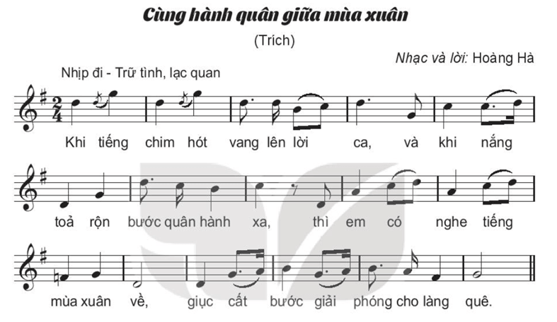 Giáo án Âm nhạc 10 Kết nối tri thức Chủ đề 2: Cuộc sống mến thương