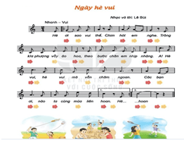 Giáo án Âm nhạc lớp 2 Kết nối tri thức Nghe nhạc: Mùa hè ước mong