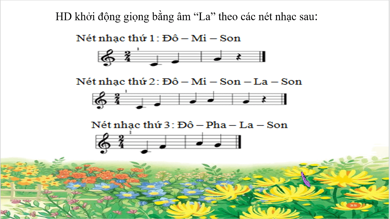 Giáo án điện tử Âm nhạc lớp 2 Kết nối tri thức Hát: Hoa lá mùa xuân | PPT Âm nhạc 2