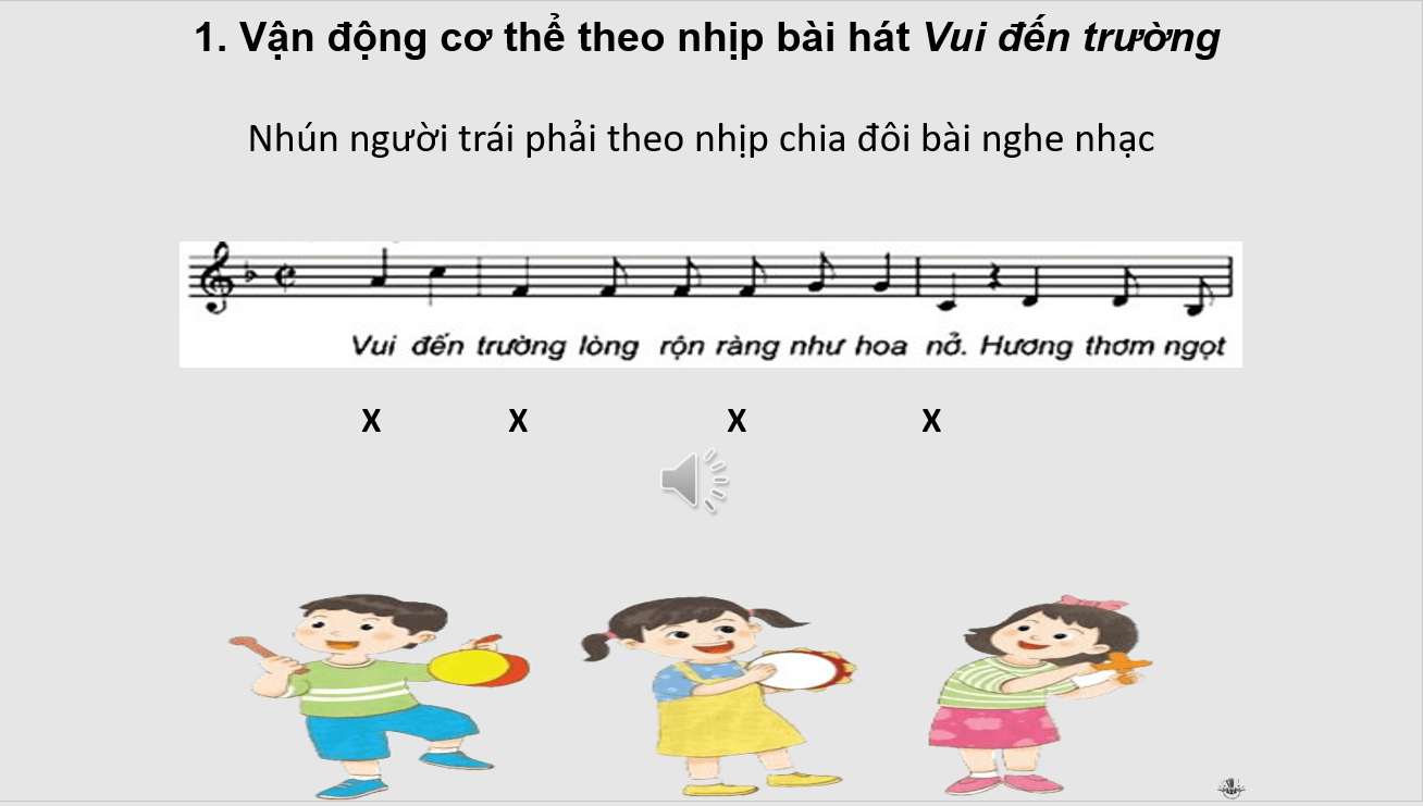 Giáo án điện tử Âm nhạc lớp 2 Kết nối tri thức Ôn tập cuối Học kì I | PPT Âm nhạc 2