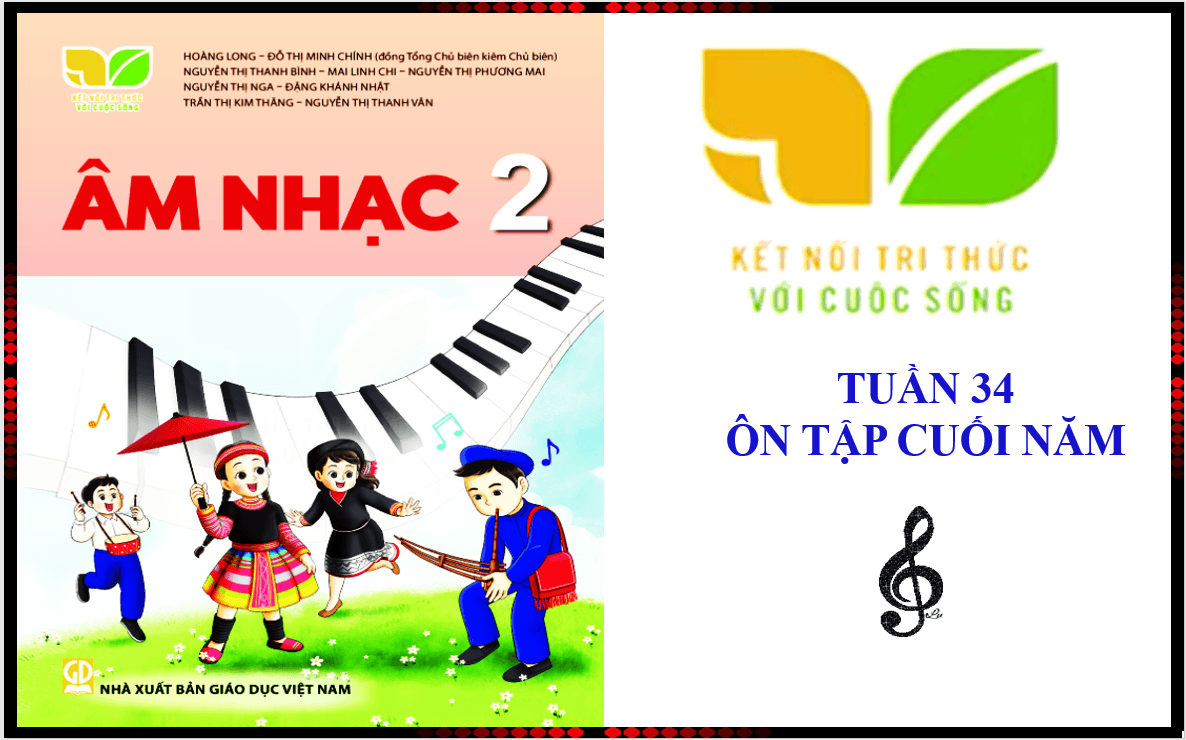 Giáo án điện tử Âm nhạc lớp 2 Kết nối tri thức Ôn tập cuối năm | PPT Âm nhạc 2