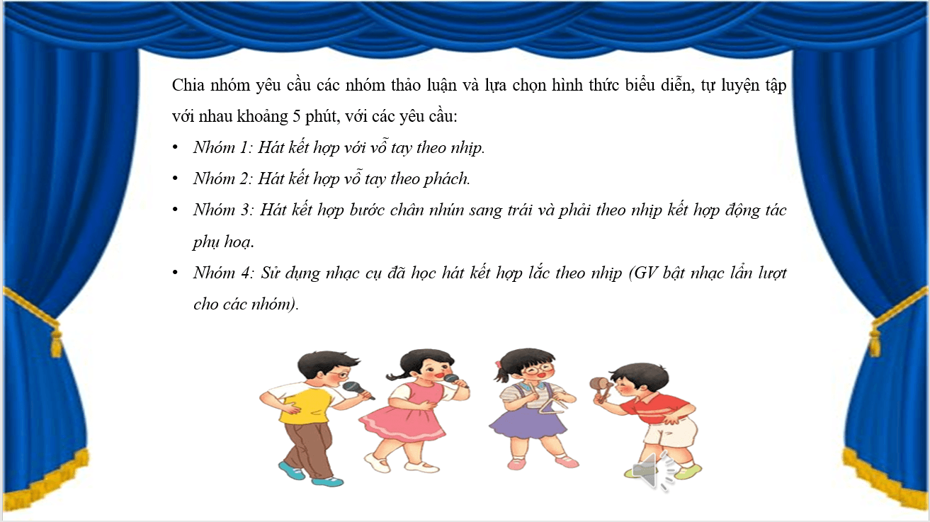 Giáo án điện tử Âm nhạc lớp 2 Kết nối tri thức Vận dụng - Sáng tạo trang 46 | PPT Âm nhạc 2