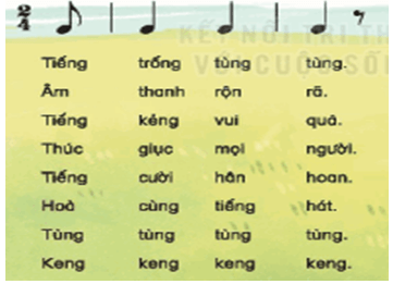 Giáo án Âm nhạc lớp 2 Kết nối tri thức Vận dụng - Sáng tạo trang 12