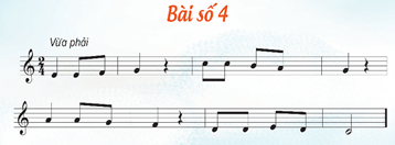 Giáo án Âm nhạc lớp 3 Kết nối tri thức Đọc nhạc: Bài số 4