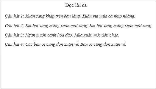 Giáo án điện tử Âm nhạc lớp 3 Kết nối tri thức Hát: Đón xuân về | PPT Âm nhạc 3