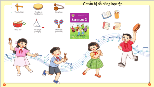 Giáo án điện tử Âm nhạc lớp 3 Kết nối tri thức Vận dụng - sáng tạo trang 18 | PPT Âm nhạc 3