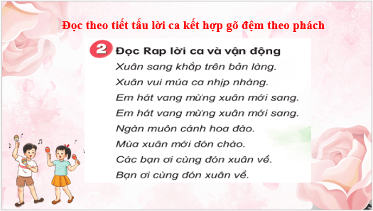 Giáo án điện tử Âm nhạc lớp 3 Kết nối tri thức Vận dụng - sáng tạo trang 40 | PPT Âm nhạc 3