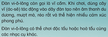 Giáo án Âm nhạc lớp 3 Kết nối tri thức Thường thức âm nhạc: Giới thiệu đàn vi-ô-lông (violon)