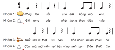 Giáo án Âm nhạc lớp 3 Kết nối tri thức Vận dụng - sáng tạo trang 46