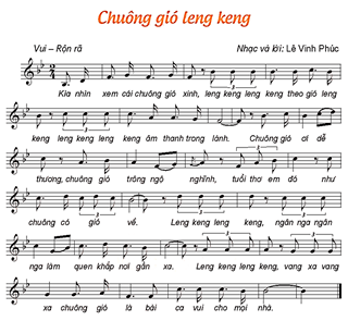 Giáo án Âm nhạc lớp 4 Kết nối tri thức Hát: Chuông gió leng keng