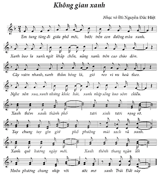 Giáo án Âm nhạc lớp 4 Kết nối tri thức Nghe nhạc: Không gian xanh