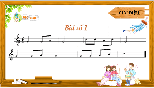 Giáo án điện tử Âm nhạc lớp 4 Kết nối tri thức Đọc nhạc: Bài số 1 | PPT Âm nhạc 4