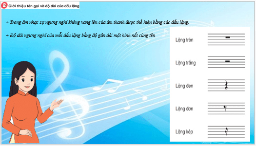 Giáo án điện tử Âm nhạc lớp 4 Kết nối tri thức Lý thuyết âm nhạc: Dấu lặng | PPT Âm nhạc 4