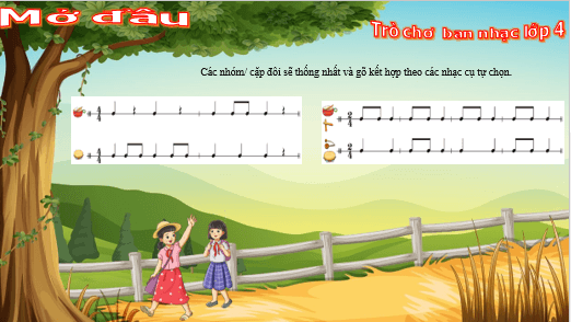 Giáo án điện tử Âm nhạc lớp 4 Kết nối tri thức Nhạc cụ: Thể hiện nhạc cụ gõ hoặc nhạc cụ giai điệu trang 50 | PPT Âm nhạc 4