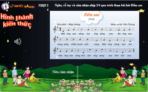 Giáo án điện tử Âm nhạc lớp 5 Kết nối tri thức Lí thuyết âm nhạc: Nhịp <sup>3</sup><sub>4</sub> | PPT Âm nhạc 5