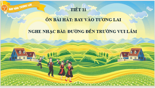 Giáo án điện tử Âm nhạc lớp 5 Kết nối tri thức Nghe nhạc: Đường đến trường vui lắm | PPT Âm nhạc 5