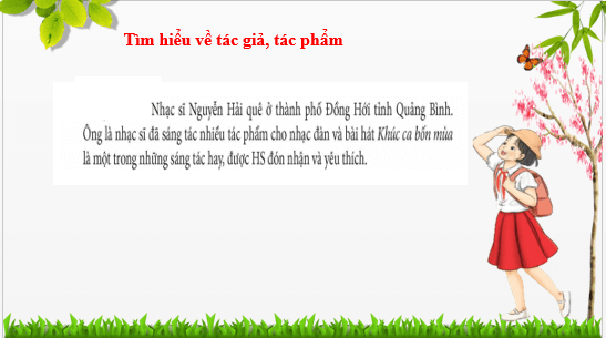 Giáo án điện tử Âm nhạc lớp 5 Kết nối tri thức Nghe nhạc: Khúc ca bốn mùa | PPT Âm nhạc 5