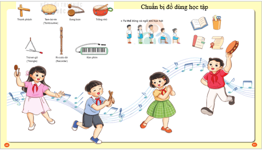 Giáo án điện tử Âm nhạc lớp 5 Kết nối tri thức Nhạc cụ: Nhạc cụ thể hiện tiết tấu và nhạc cụ thể hiện giai điệu trang 16 | PPT Âm nhạc 5