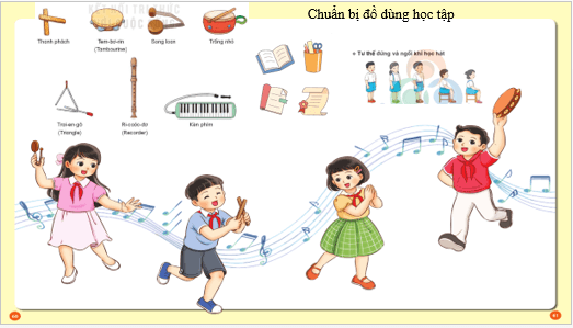 Giáo án điện tử Âm nhạc lớp 5 Kết nối tri thức Thường thức âm nhạc: Một số hình thức biểu diễn nhạc cụ | PPT Âm nhạc 5