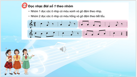 Giáo án điện tử Âm nhạc lớp 5 Kết nối tri thức Vận dụng – Sáng tạo trang 12 | PPT Âm nhạc 5