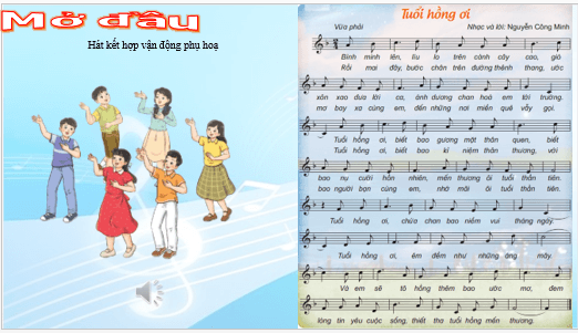 Giáo án điện tử Âm nhạc lớp 5 Kết nối tri thức Vận dụng – Sáng tạo trang 54 | PPT Âm nhạc 5