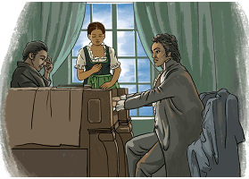 Giáo án Âm nhạc lớp 5 Kết nối tri thức Thường thức âm nhạc: Câu chuyện về bản xô-nát Ánh trăng