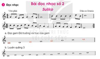 Giáo án Âm nhạc 6 Kết nối tri thức Đọc nhạc: Bài đọc nhạc số 2 